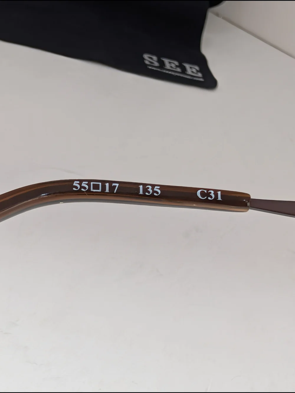 SEE Round Sunglasses in Dark Brown/Black